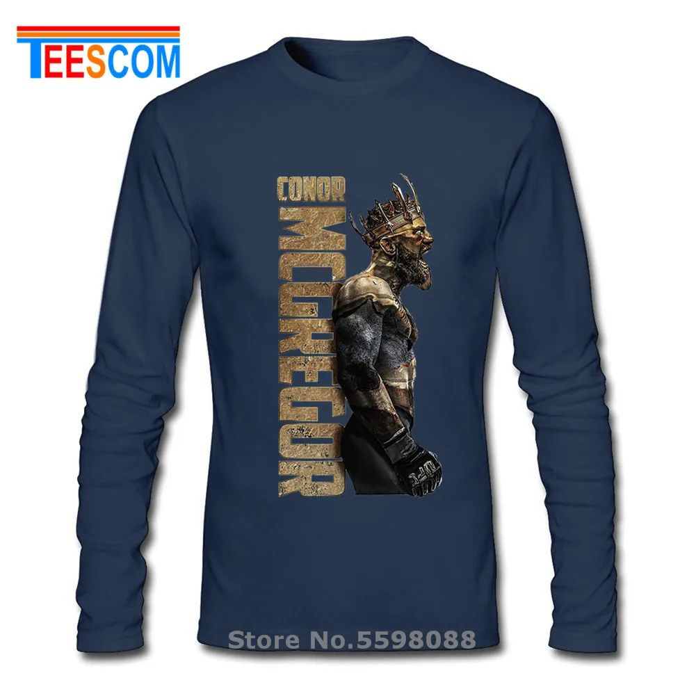 Новинка 2020 дизайнерская длинная футболка с длинным рукавом надписью King Of Conor Crazy |