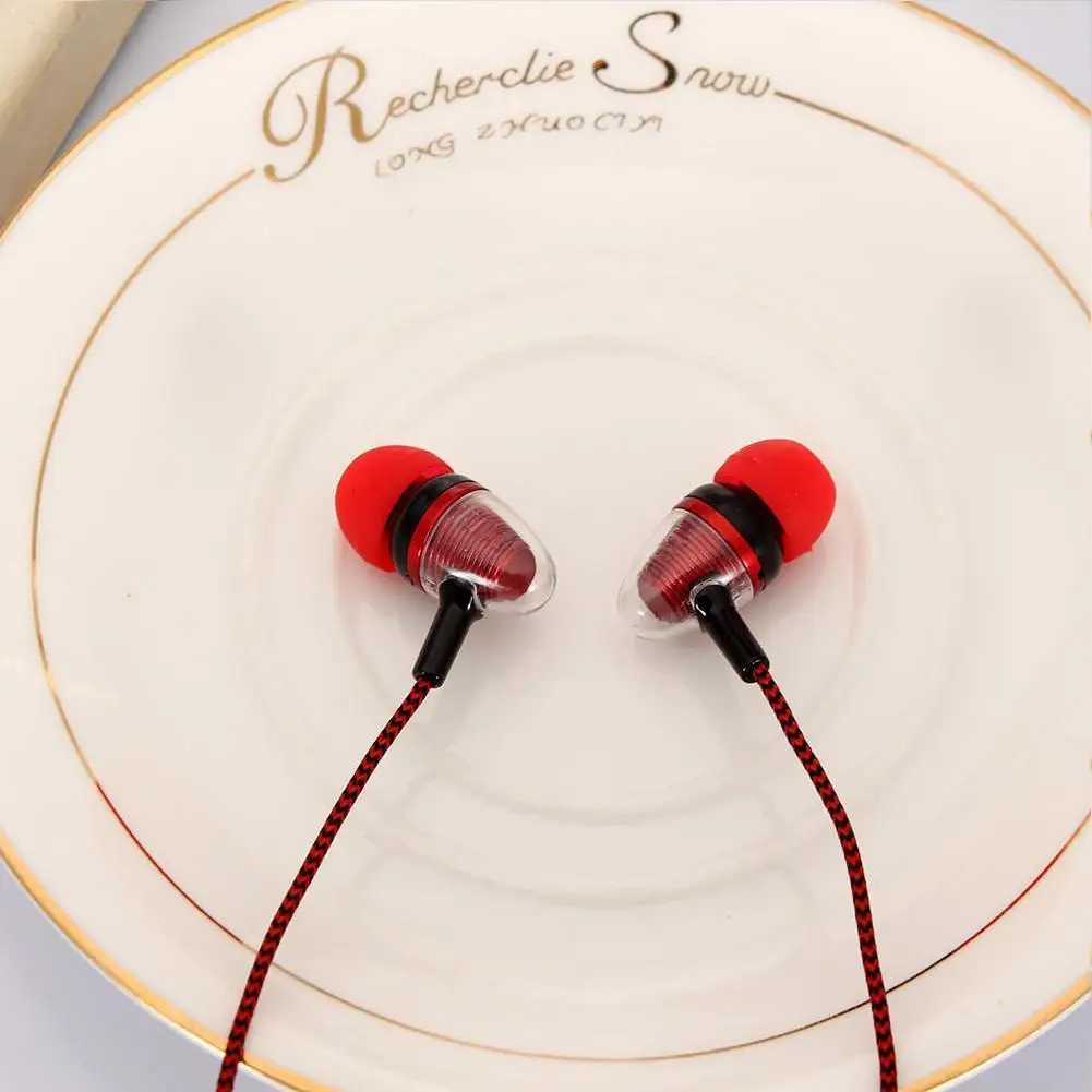 1 шт. провода наушники 3 5 мм Audio In ear плетеный провод шнура для iPhone проводки
