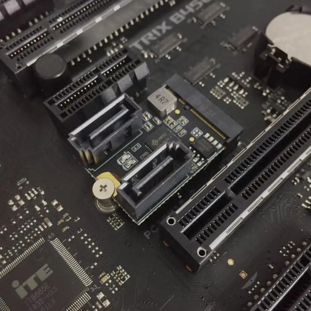 бесплатная доставка pcie m 2 ngff в sata 3 ад