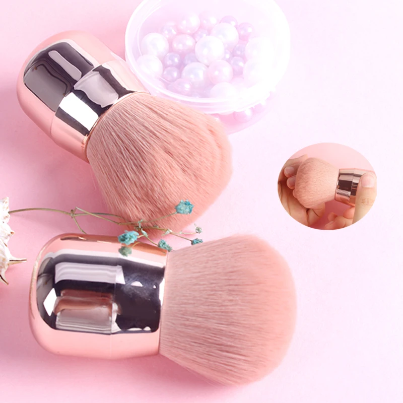 

Powder Mushroom Head Beauty Face Foundation Brushes Large Soft Portable brush Aluminum Short Handle Style Makeup Concealer Tools
