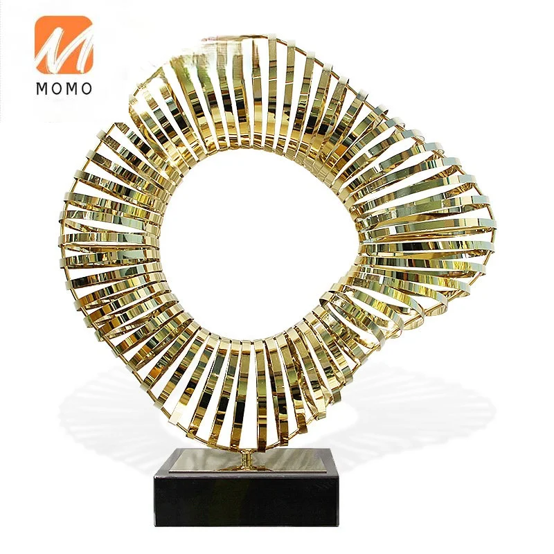

Handmade Abstract Stainless Steel Metal Sculpture Table Decor