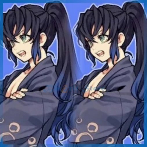 Демонический Slayer Kimetsu no Yaiba Hashibira Inosuke парик женский длинный кудрявый хвост