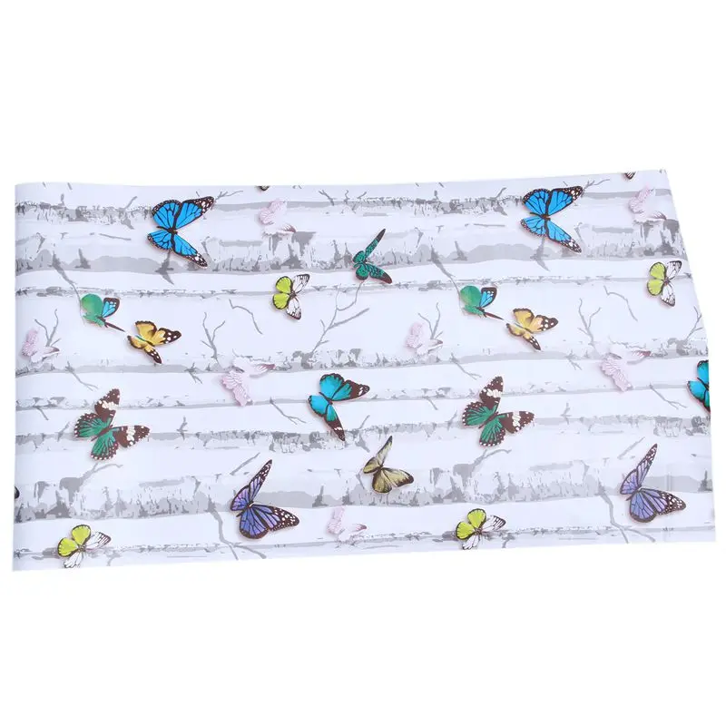 3D стерео лес бабочка шаблон водонепроницаемые настенные наклейки самоклеющиеся