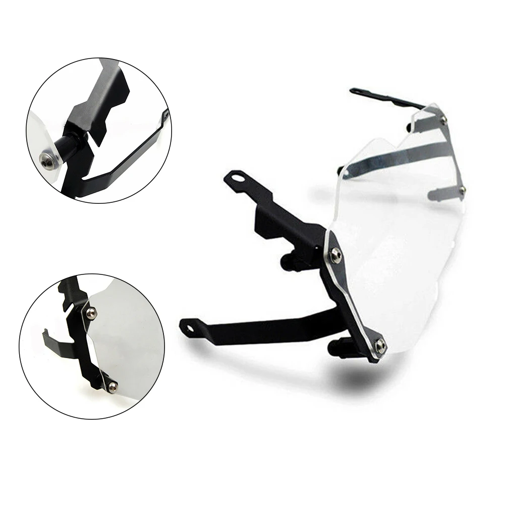 

Motorcycle Parts Headlight Protector Quick Release Front Useful Transparent Guard Cover Replacement Easy Install For R1200GS