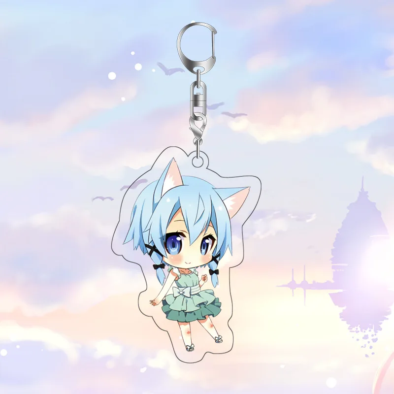 Аниме меч искусство онлайн сумки подвески Брелоки Мода японский мультфильм