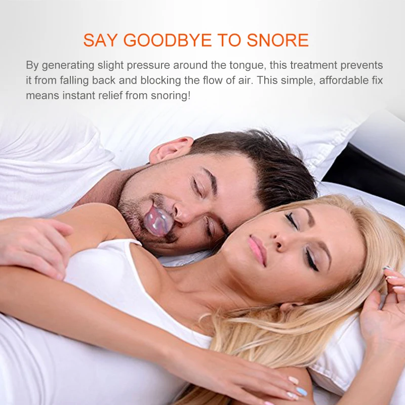 New style Silicone Anti Snoring Tongue Retaining Device Snore Stopper Solution Sleep Breathing Apnea Night Guard Aid Stop Sleeve | Красота и