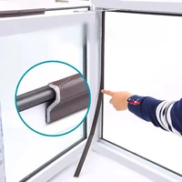 2m self adhesive casement window foam soundproofing tape sealing strip weather stripping door seal strip for window and door