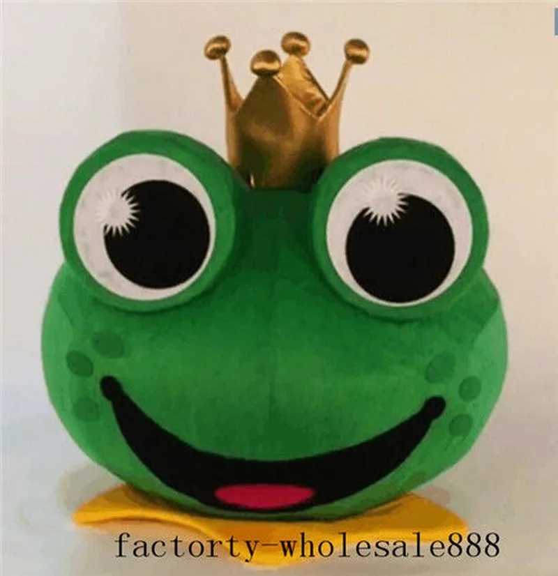 

New Halloween The Frog Prince Mascot Costume Party Outfits Clothing Advertising Carnival Event Unisex Cartoon Apparel Cosplay