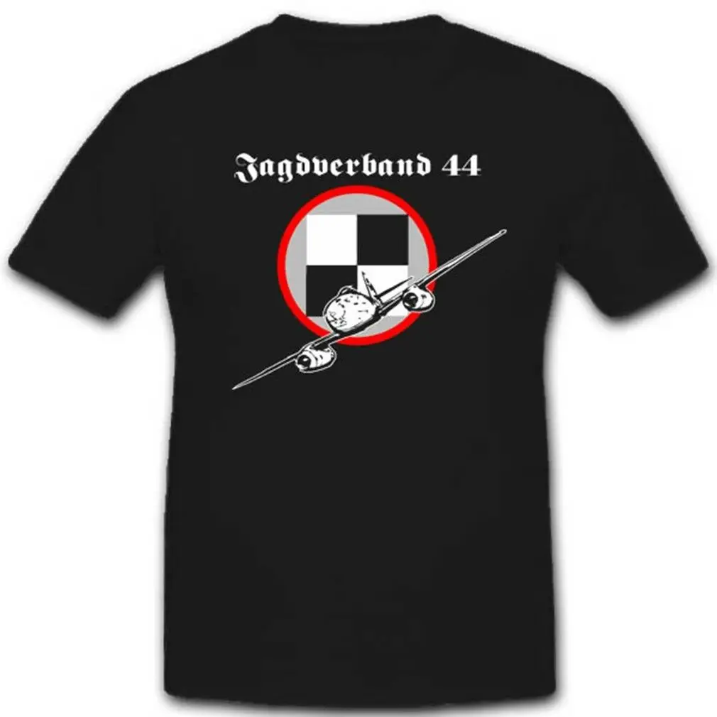 

Jagdverband 44 Me262 Luftwaffe Militar Einheit Abzeichen Men T Shirt Short Casual New 2021 shirts