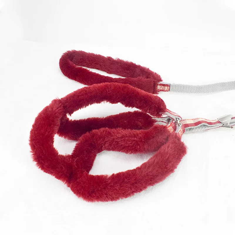 Pet зимнего Комфортные Теплый Регулируемый съемная Нагрудного Поводок Четыре