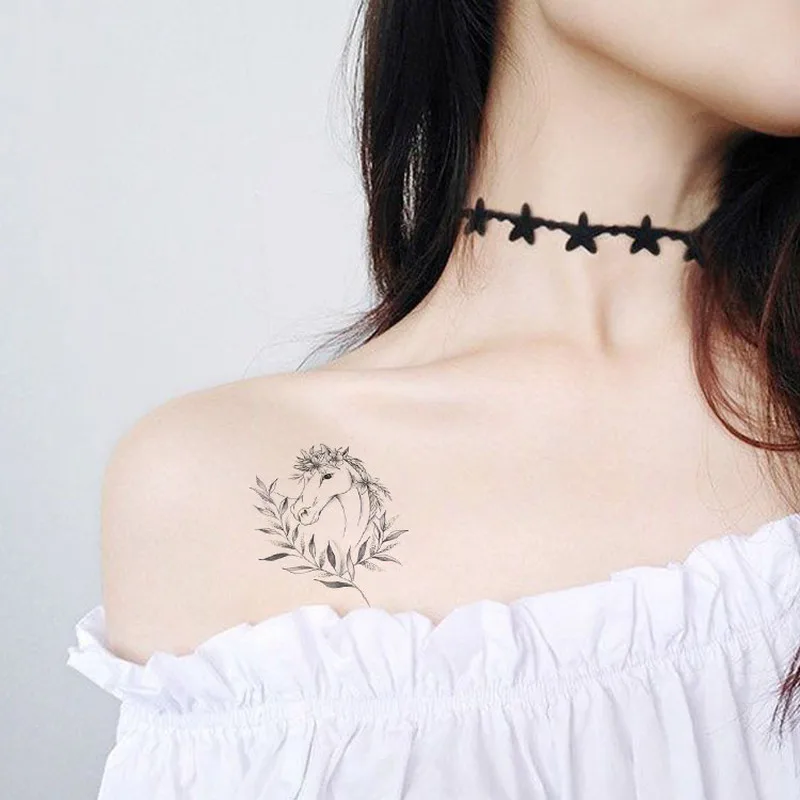 20 шт./компл. Животные кошка временная татуировка Стикеры акварель татуировки для