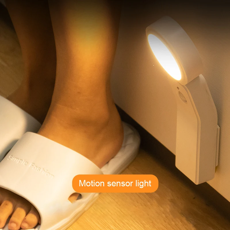 Luces LED Con Sensor De Movimiento, iluminación nocturna para dormitorio, lámpara Inteligente, Chevet, Enfant