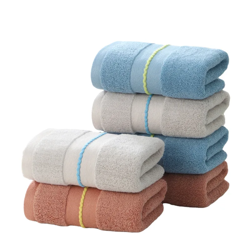 

Cotton Face Bathing Towel Fast Drying Travel Gym Camping Sports Soft Handchief Thick Towel Beach Towels 34*74cm For Home