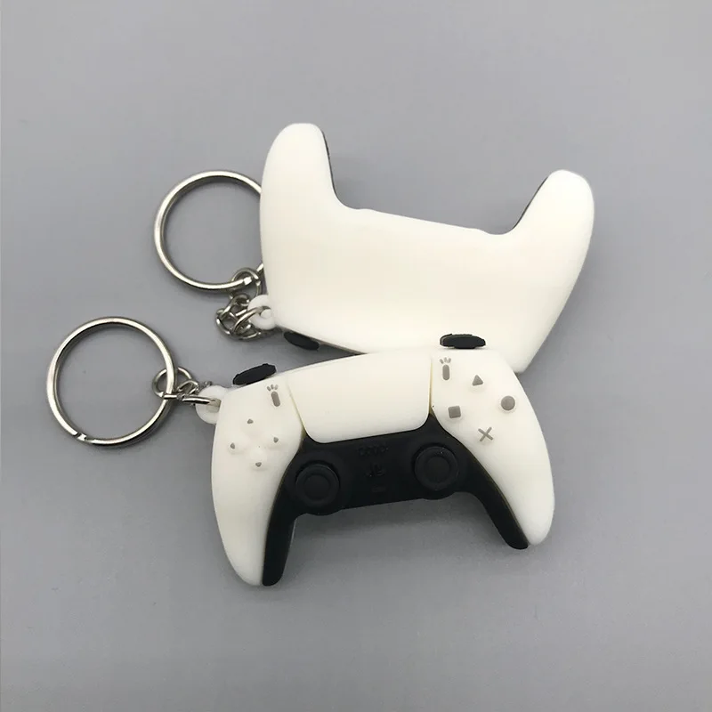 

Модный брелок мини PS5 3D, модный силиконовый брелок для игровой консоли для мужчин, женщин, детей, сумка, брелок для автомобиля, модель, подаро...