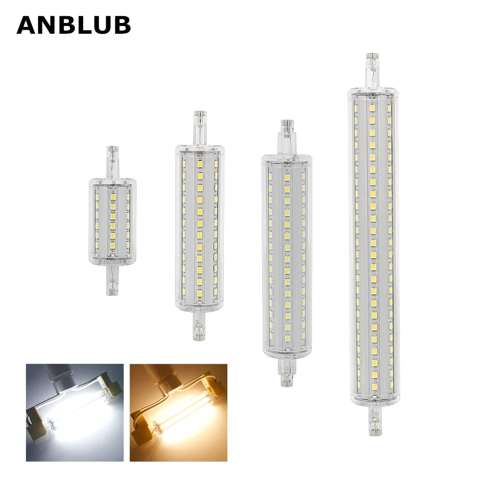 

ANBLUB Dimmable Bulb R7S LED Corn 2835 SMD 78mm 118mm 135mm 189mm Light 5W 10W 15W 20W Replace Halogen Lamp 85-265V Floodlight