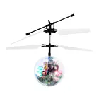 Электрический радиоуправляемый летающий шар, светящиеся детсветильник вые шарики, инфракрасный индукционный самолет, игрушки с дистанционным управлением, летающий самолет со светодиодный Ной подсветкой, игрушки