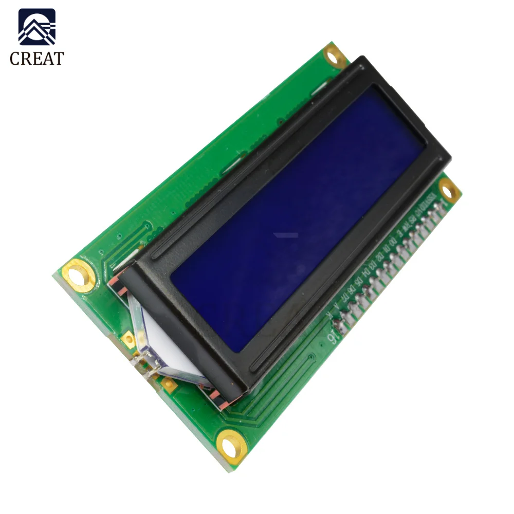 Синий дисплей IIC/I2C/TWI/последовательный интерфейс SPI 1602 16X2 16x2 символьный ЖК-модуль |