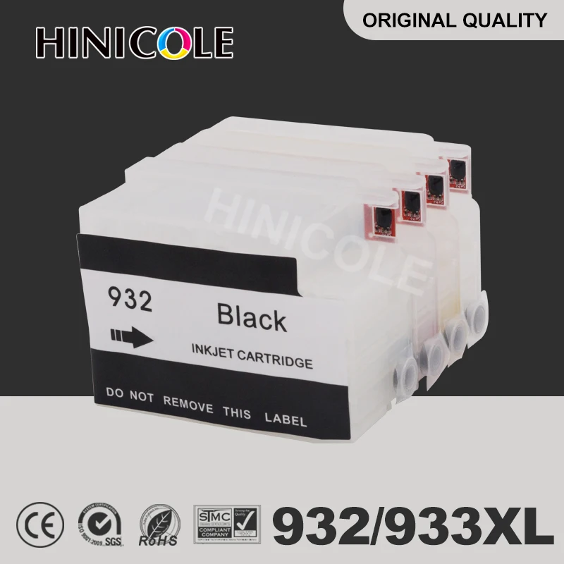 Hinicole чернильный картридж 932 XL для hp Officejet 6100 6600 6700 7110 7610 7612 заправка