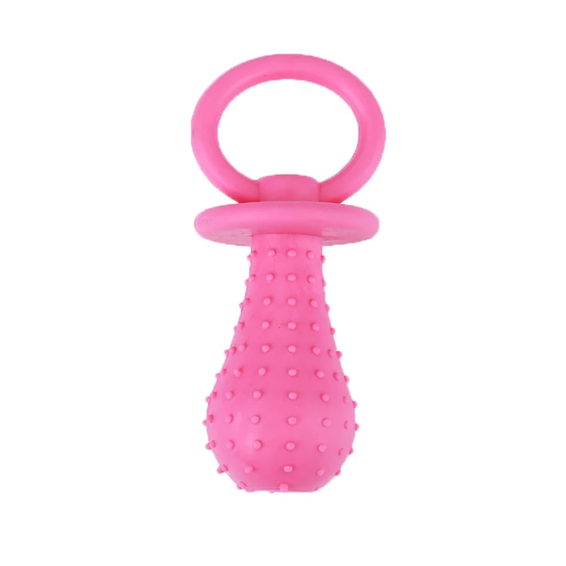 

1PC Dog toys pet Non Toxic TPR rubber mini pacifier dog chew toys Tooth Cleaning Toys pet shop supplies pet product freeshipping