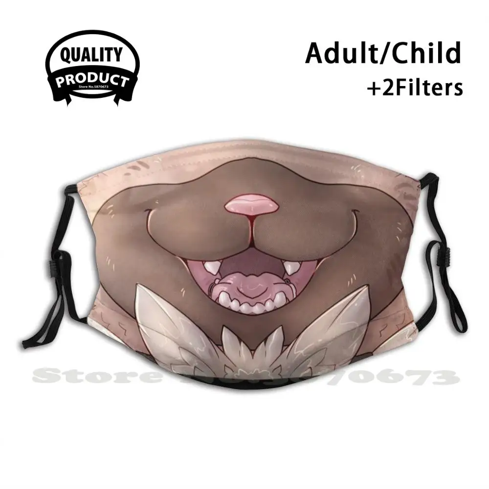 

Rockruff/Маска щенка противопылевые фильтры для мужчин женщин мужчин детей девочек мальчиков подростков маски для рта животные маски фантазия маш тубус