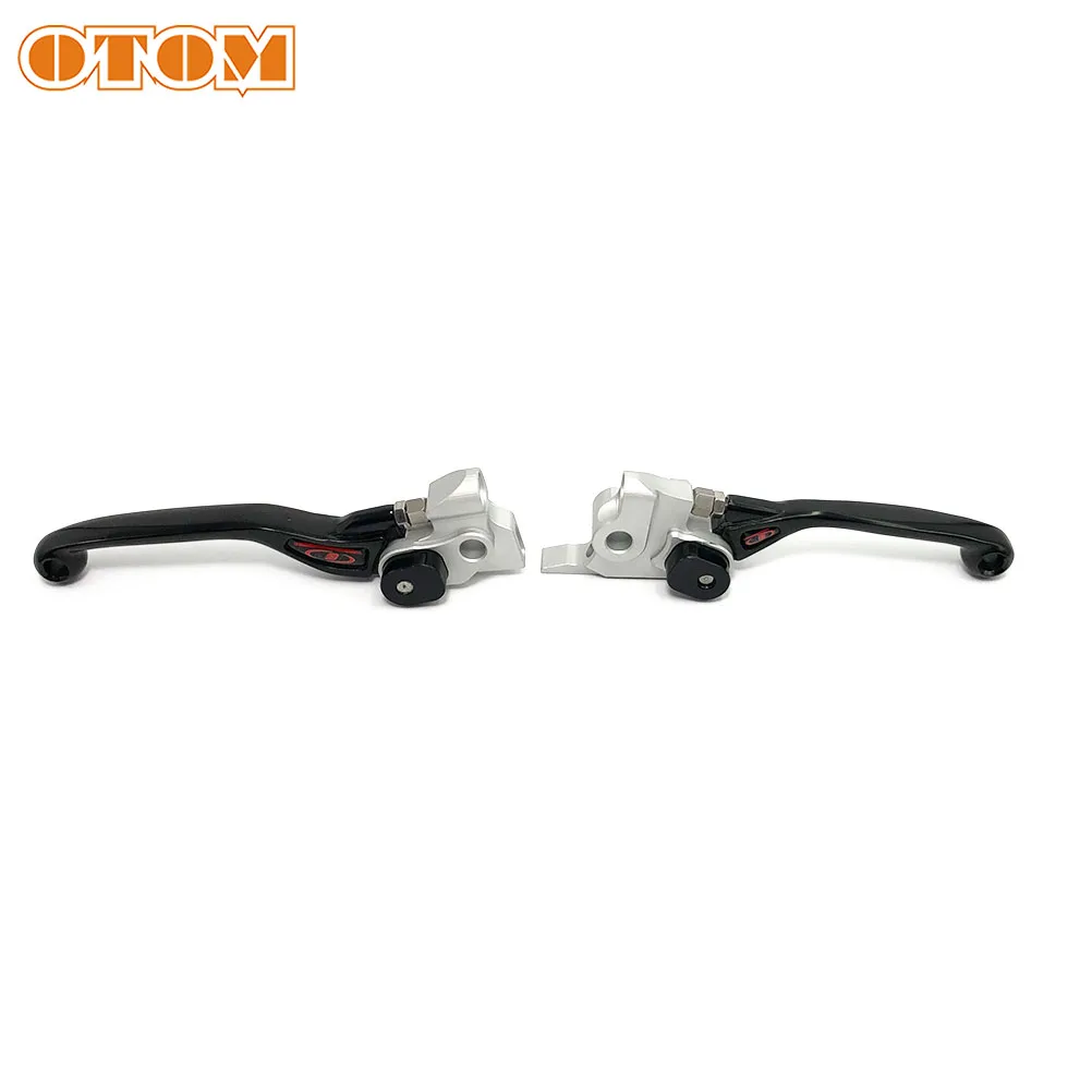 

Аксессуары для мотоциклов OTOM, рычаг тормоза и сцепления, складная левая и правая рукоятка против падения для KTM EXC SXF HUSQVARNA FC FE 125 250 450