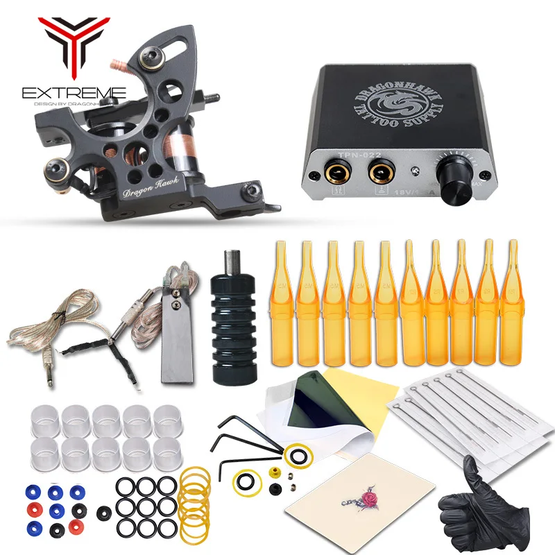 Полный набор татуировок 8 рулонов для обертывания пулеметы Комплекты