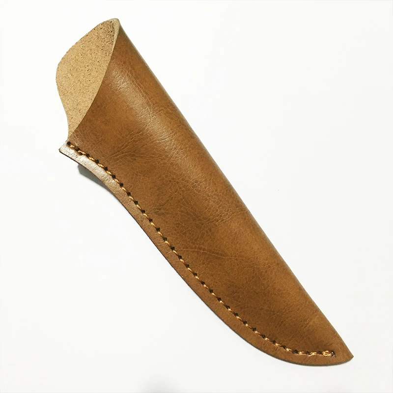 Чехол из коричневой воловьей кожи для ножа сделай сам чехол фруктового кухонный