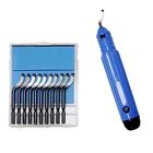 DIY Edge Cutter NB1100 в виде ручки для снятия заусенцев для медной трубы, расширитель, инструмент, детали, Обрезной нож BS1010, скребок для заусенцев