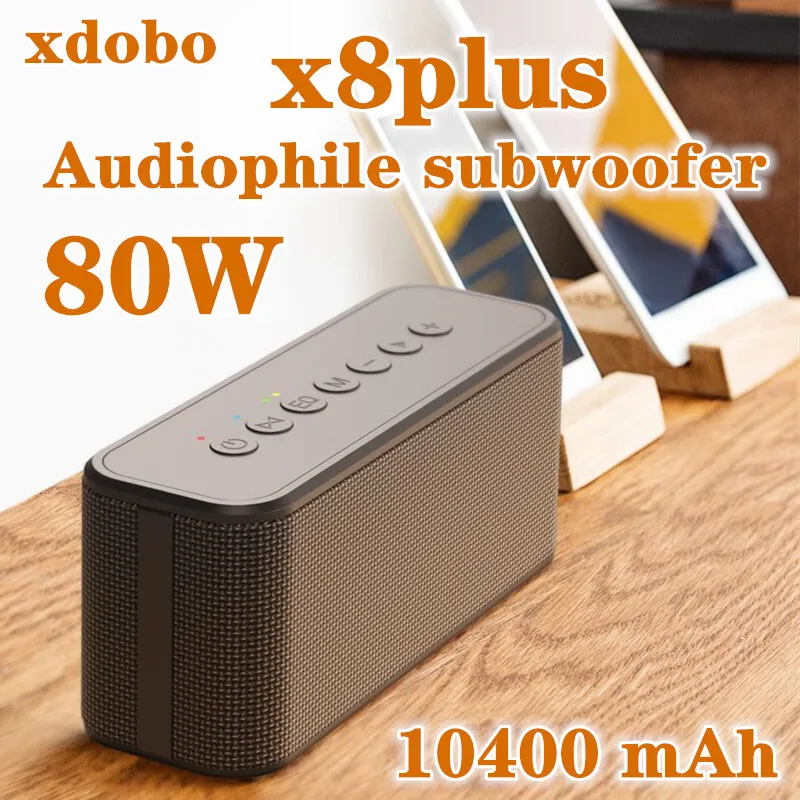 

80W Portable Bluetooth Speaker Box Mobile Phone Charging Boombox TV Computer Soundbar Stereo Subwoofer Home Theater Music Center