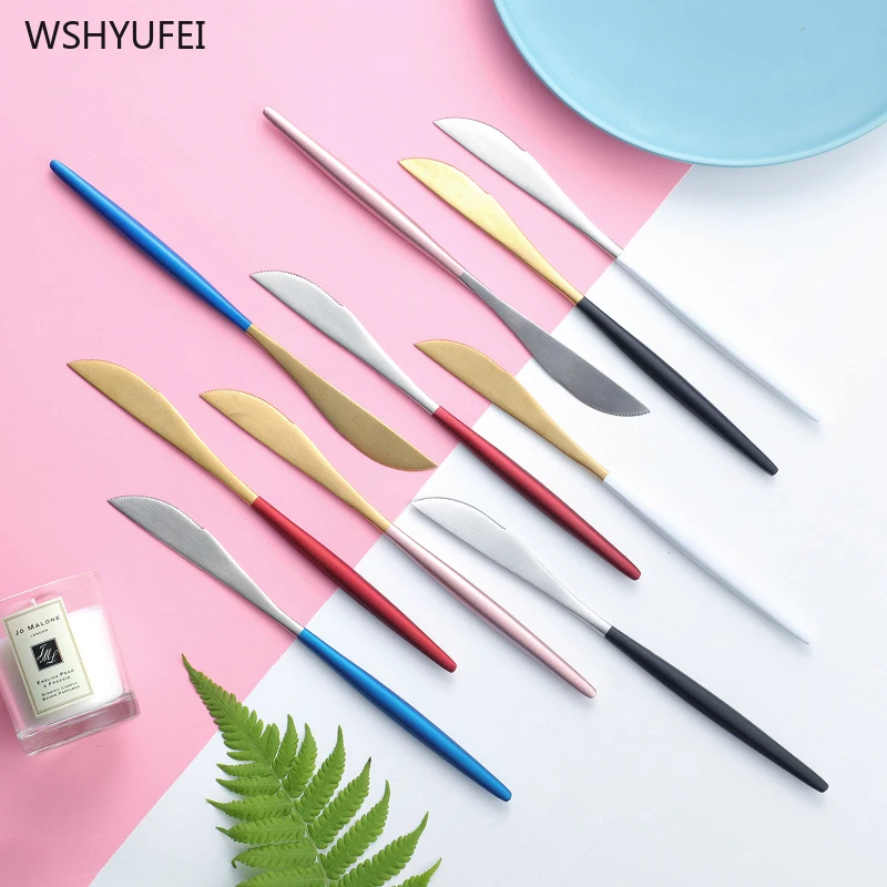 Прямой маркетинг Новые Креативные западные пищевые ножи из нержавеющей стали