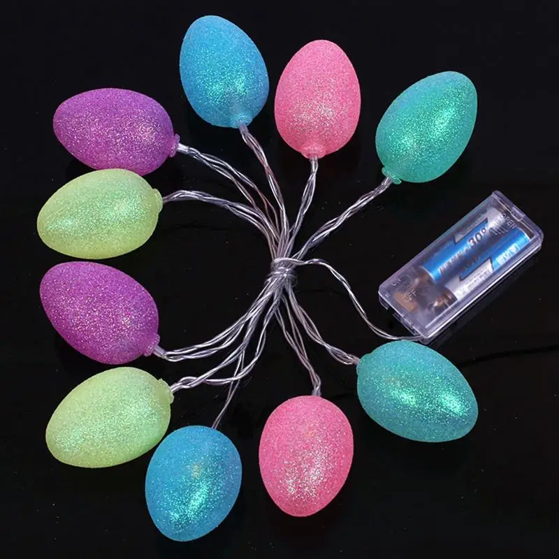 10 светодиодов пасхальные яйца гирлянда Ярмарка Свет s праздник патио Рождество