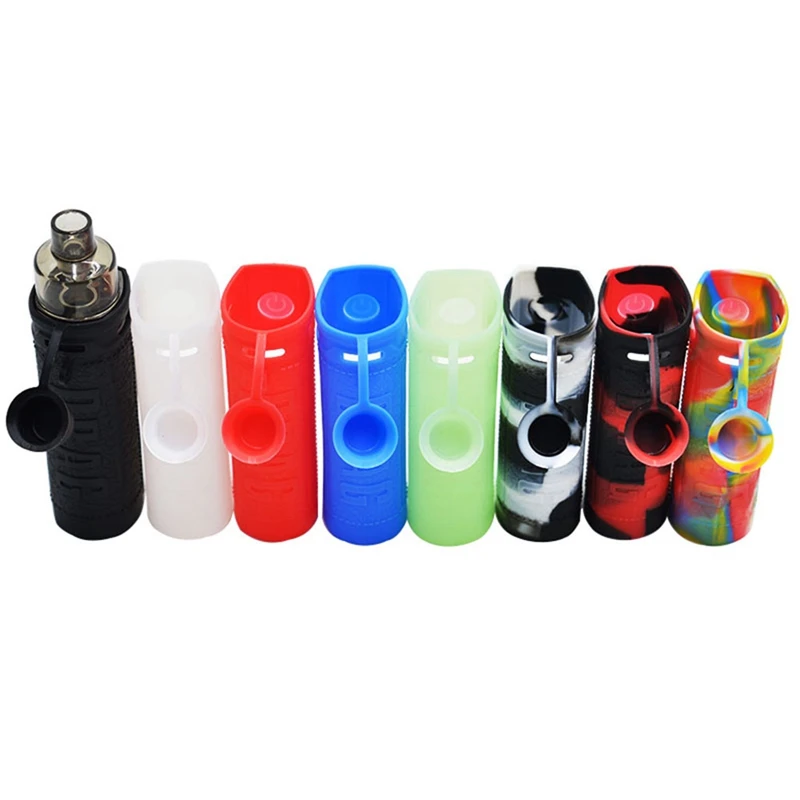 Силиконовый защитный чехол с ремешком для Voopoo Drag X кожаная текстура силиконовый