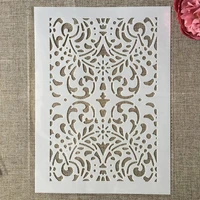29cm a4 flowers frame diy layering stencils painting scrapbook coloring embossing album decorative template