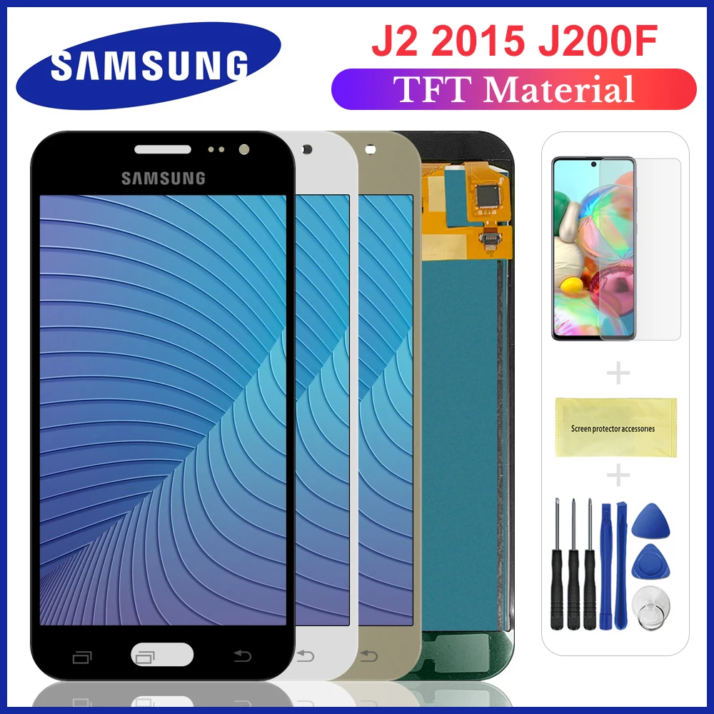 ЖК дисплей с дигитайзером сенсорного экрана для Samsung Galaxy J2 2015 J200 J200F J200Y J200H 100%
