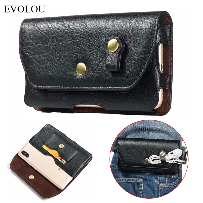 Зажим для телефона Ulefone Power Чехол Несессер Armor X2 X3 X5 6S DOOGEE N20 S40 S70 S90 S60 S80 Lite кожаный