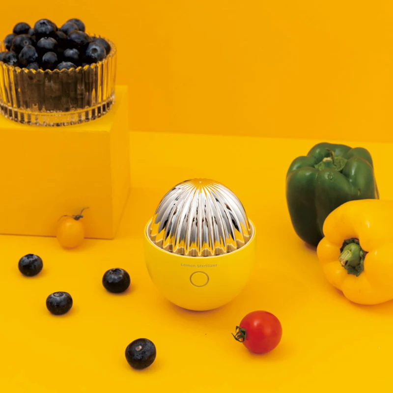 

ONESOUL 2500mAh Chargeing Lemon Sterilization Deodorizer Refrigerator Air Purifier 2 Gears Household and Wardrobes&Shoe Cabinets