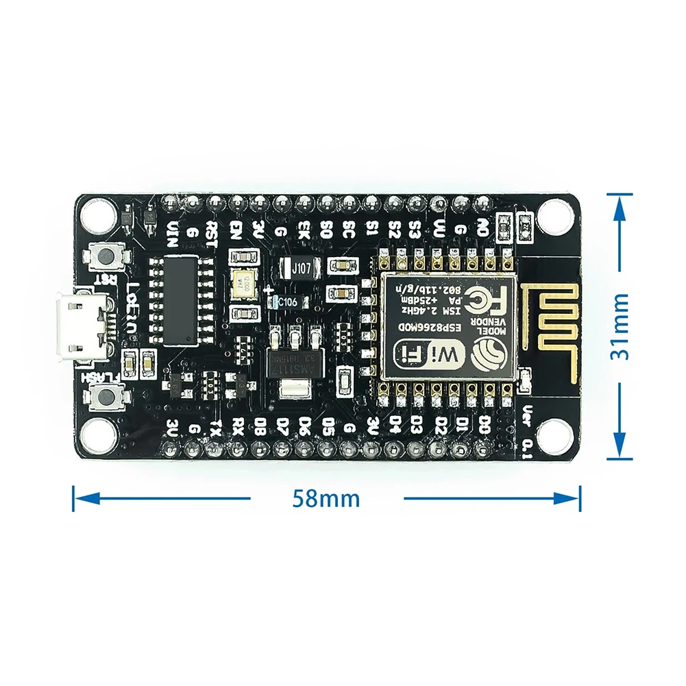 Модуль ESP8266 NodeMcu v3 Lua с Wi-Fi беспроводная плата CH340 для разработки Интернет вещей