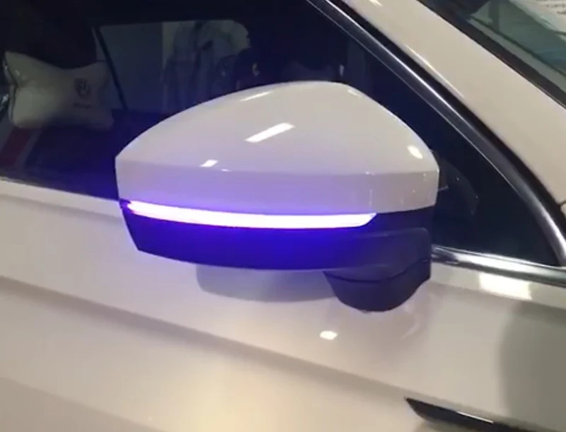 Для Tiguan 2017 up динамический поворотный сигнал светодиодный мигающий боковой