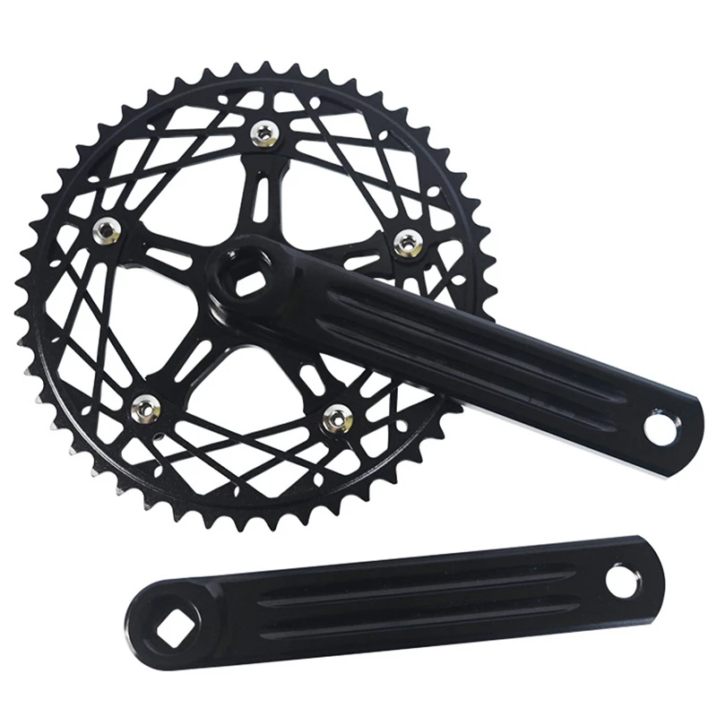 Фиксированная передача складной велосипед ретро цепь рукоятка колеса комплект