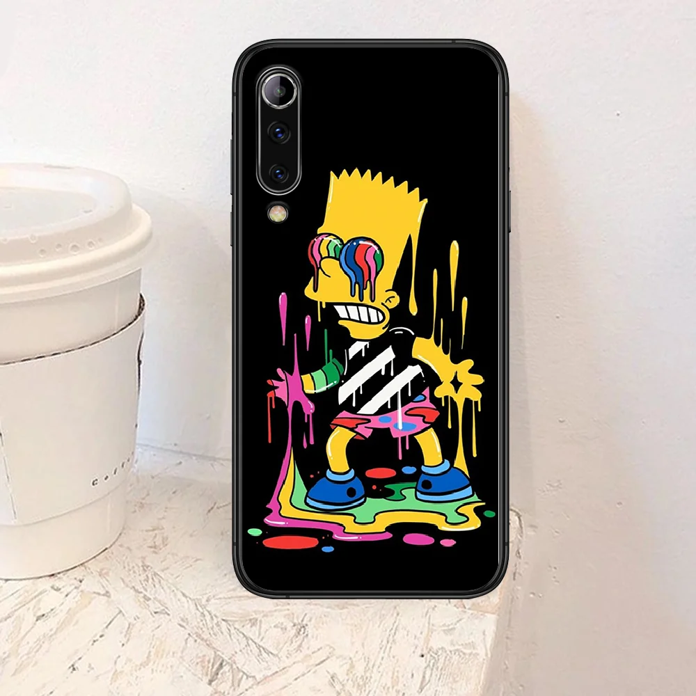 

Funny Homer J.Simpson Phone Case For Xiaomi Mi Note 10 A3 9 MAX 3 A2 8 9 Lite Pro Ultra black Etui Silicone Bumper Luxury Cell