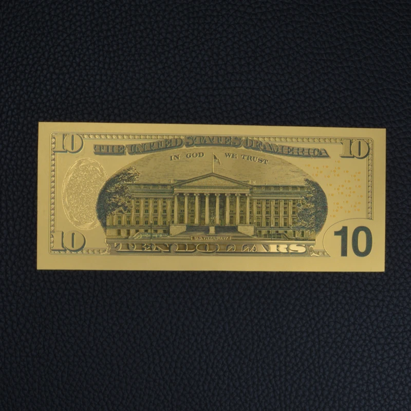 Позолоченные банкноты античная Золотая фольга 1 доллар памятные на доллары