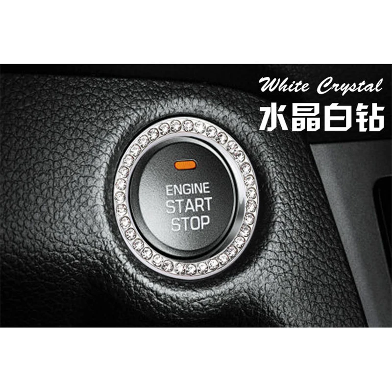 Красивая наклейка с автомобилем кнопка запуска одним кликом стикер для