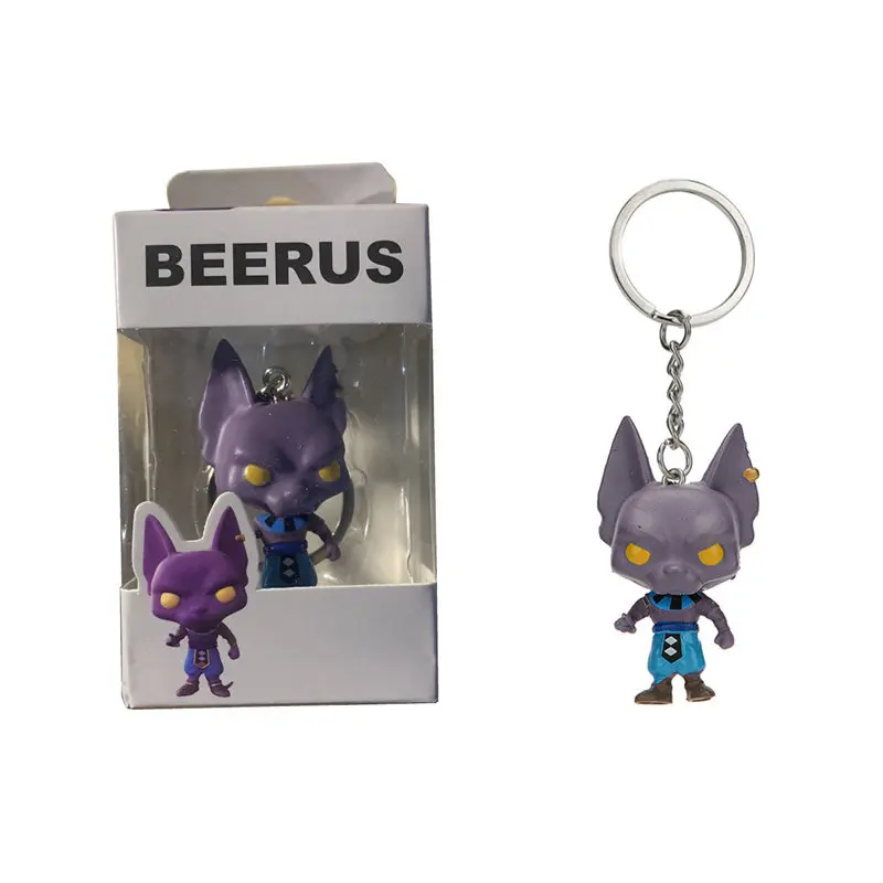 Брелок FUNKO Dragon Ball VEGETA Super Saiyan Goku Gotenks Beerus игрушки экшн фигурки коллекционные модели