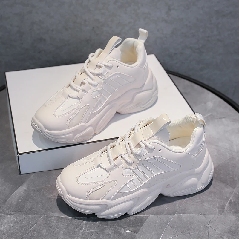 

2021 New Women Chunky Sneakers Basket Women Casual Platform Vulcanize Shoes Ulzzang Dad Shoes High Top Sneakers Zapatos De Mujer