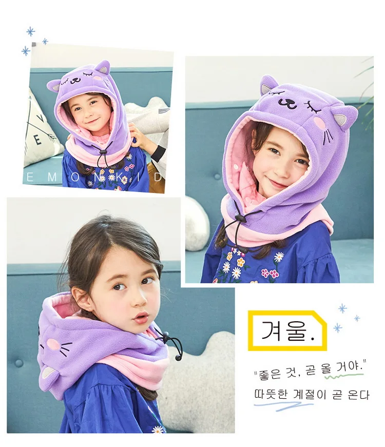 Детская шапка динозавр единороги детские шапки зимние коралловые бархатные с