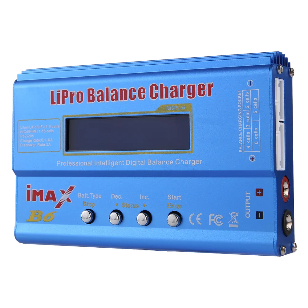 Балансирующее зарядное устройство Lipro IMAX B6 80 Вт Lipo NiMH Lilon NiCd RC балансирующее с