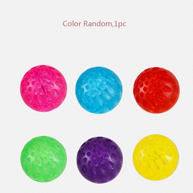 

Dog Ball Toys LED Jumping Flashing Bouncy Cats Honeycomb Holes Puppy Accessories Chewing Toys Aggressive Chewers Bite Toys