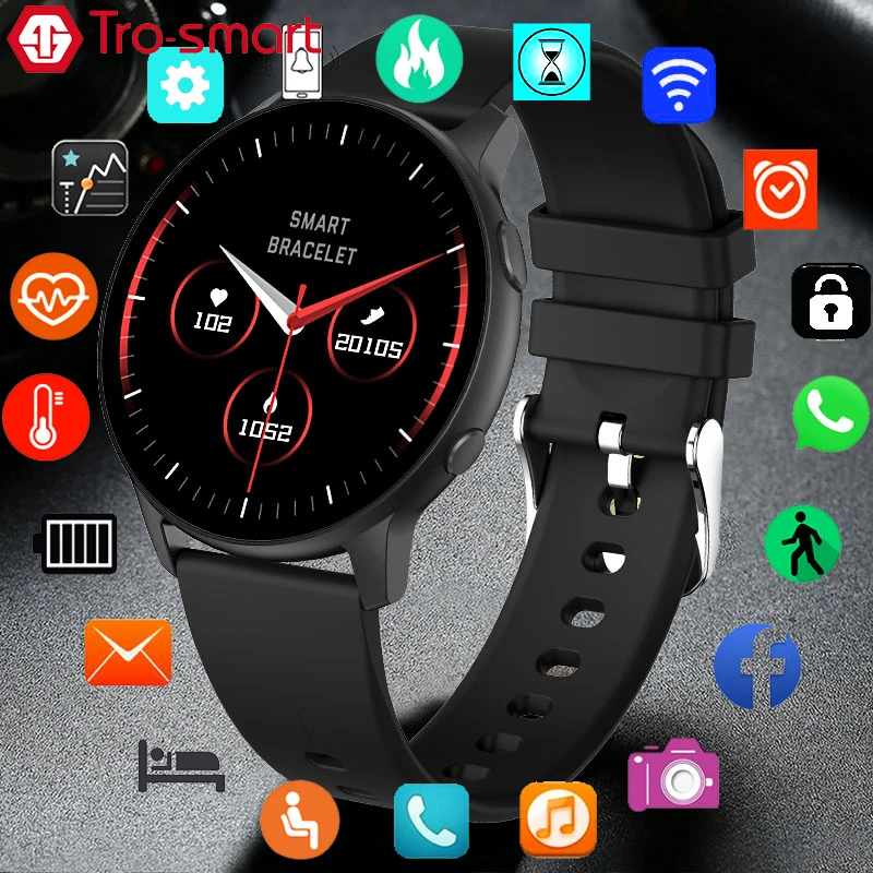 

Full Touch Smart Watch Men Women Smartwatch Electronics Smart Clock For Android iOS Waterproof Sport Fitness Tracker Watch