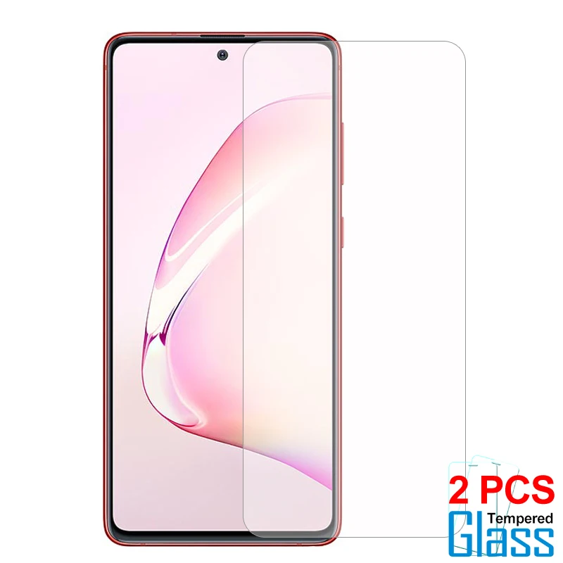 

2PCS Tempered Glass for Samsung Galaxy Note10 Lite Ultra-thin Screen Protector for Samsung Galaxy Note10 Lite HD Toughened Film