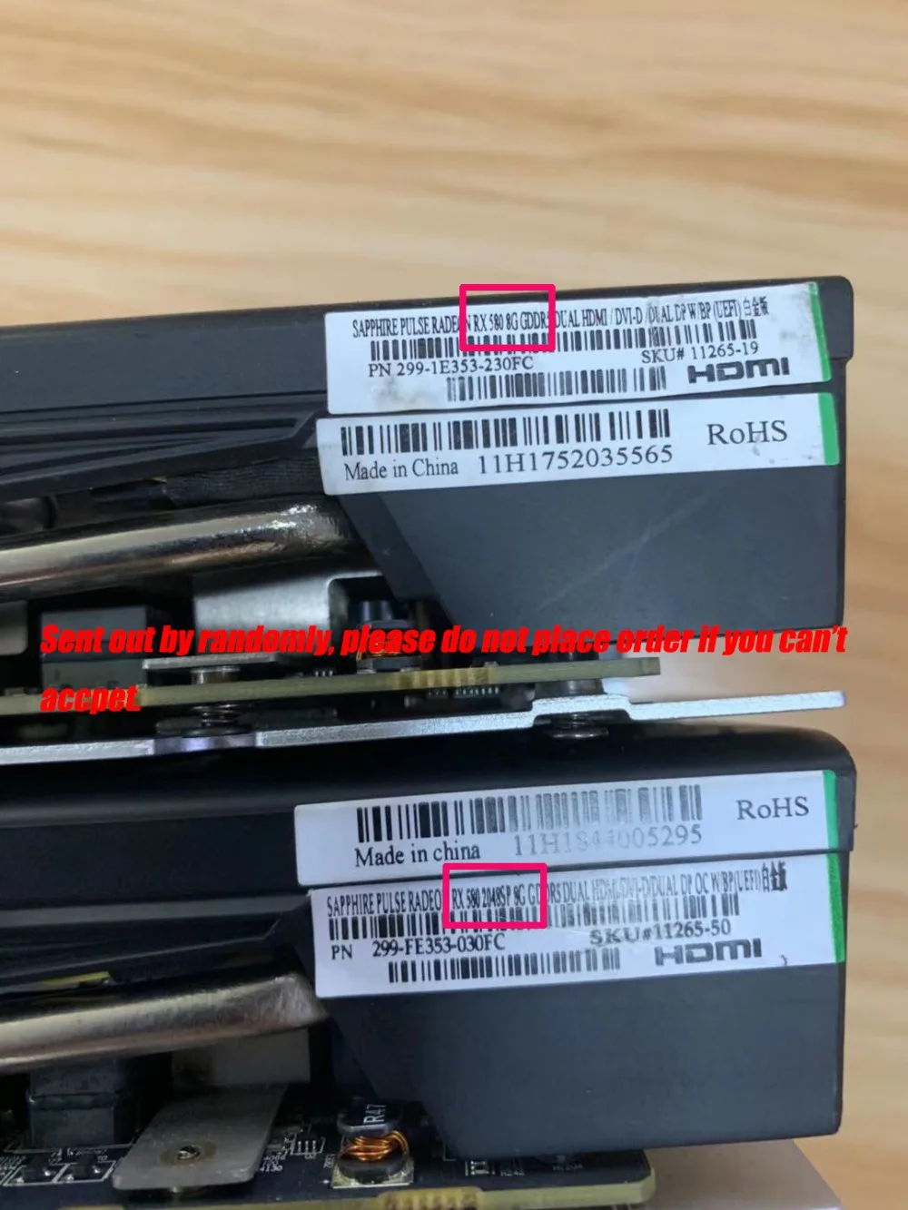 Видеокарты SAPPHIRE Radeon RX 580 8G 8GB RX580 256bit GDDR5 PCI для настольных игр видеокарта не майнит RX570 570 560